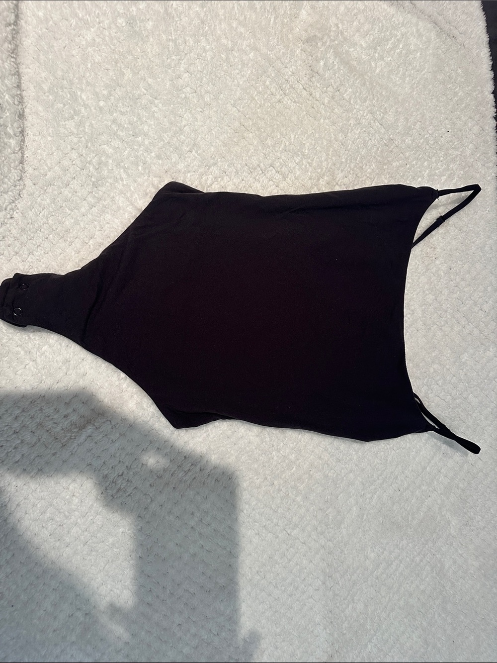 SKIMS Black scoop Bodysuit